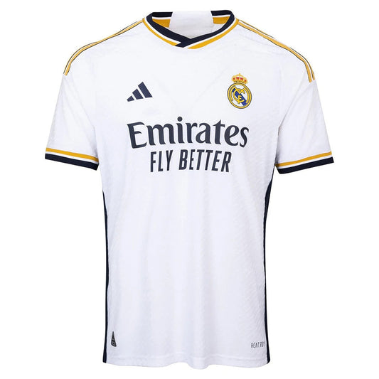 CAMISA REAL MADRID HOME 23/24 ADIDAS VERSÃO TORCEDOR BRANCA