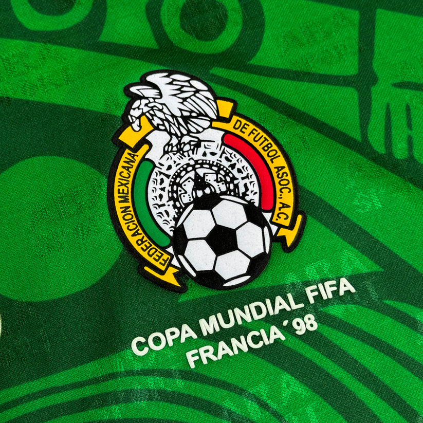 Camisa México 1998 Retrô Local - Verde