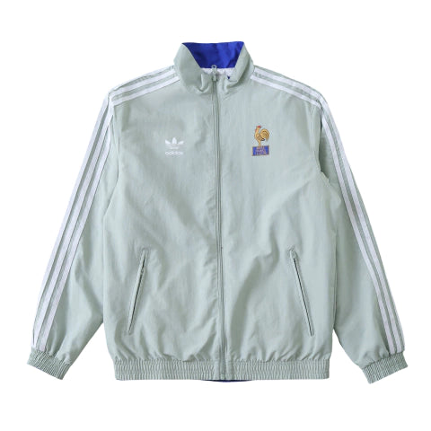 Jaqueta retrô França 1986 dupla face - azul