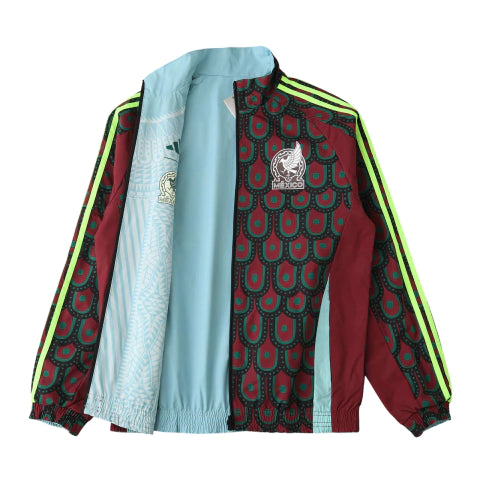 Jaqueta México 2025 Dupla Face Azul