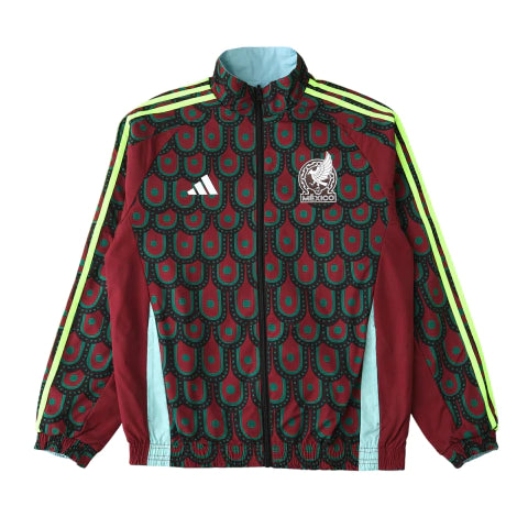 Jaqueta México 2025 Dupla Face Azul