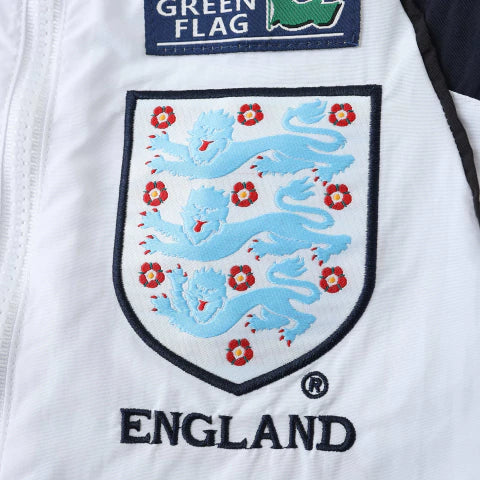 Jaqueta Inglaterra Retro 1998 Masculina - Branca