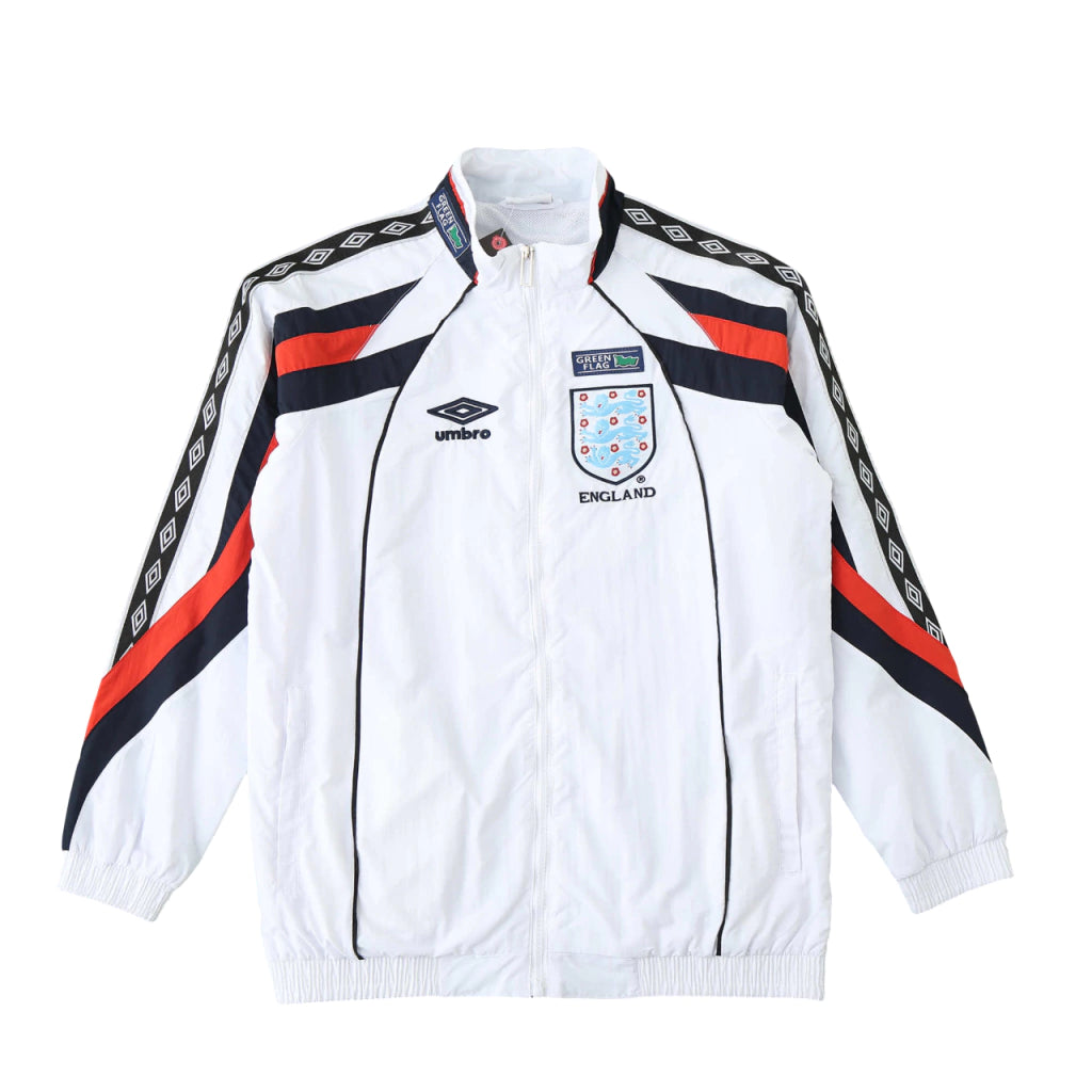 Jaqueta Inglaterra Retro 1998 Masculina - Branca