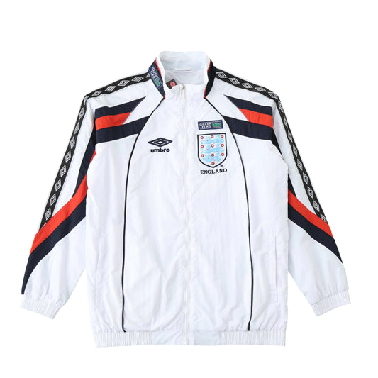 Jaqueta Inglaterra Retro 1998 Masculina - Branca