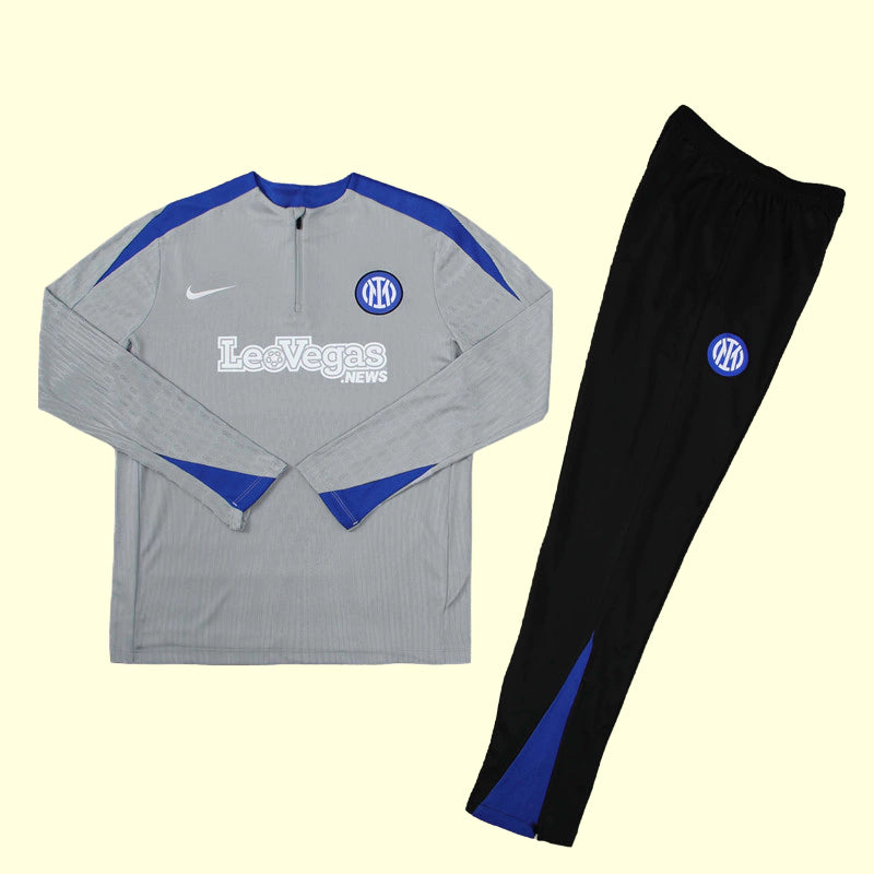 Inter de Milão - Conjunto de Treino - Agasalho 24/25 Masculina - Cinza