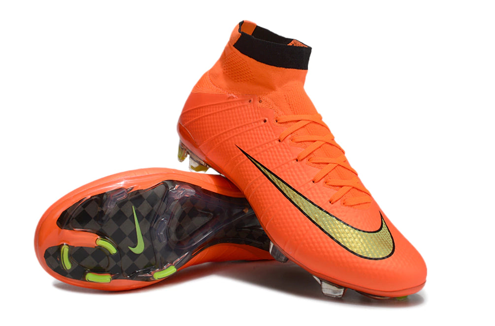 Chuteira Nike Mercurial Superfly Campo Laranja