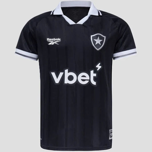 Camisa Botafogo Reserva 2025/26 - Reebok Torcedor  - Preta - Lançamento