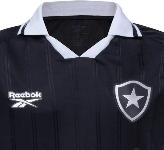 Camisa Botafogo Reserva 2025/26 - Reebok Torcedor  - Preta - Lançamento