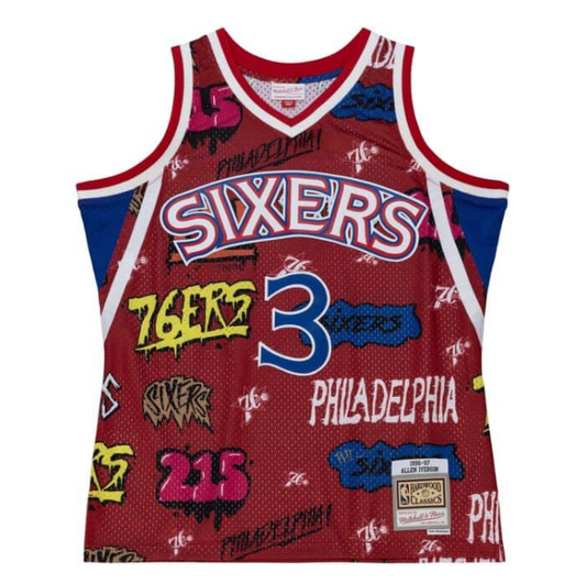 Regata Swingman Slap Sicker Philadelphia 76ers Mitchell & Ness 1996/97